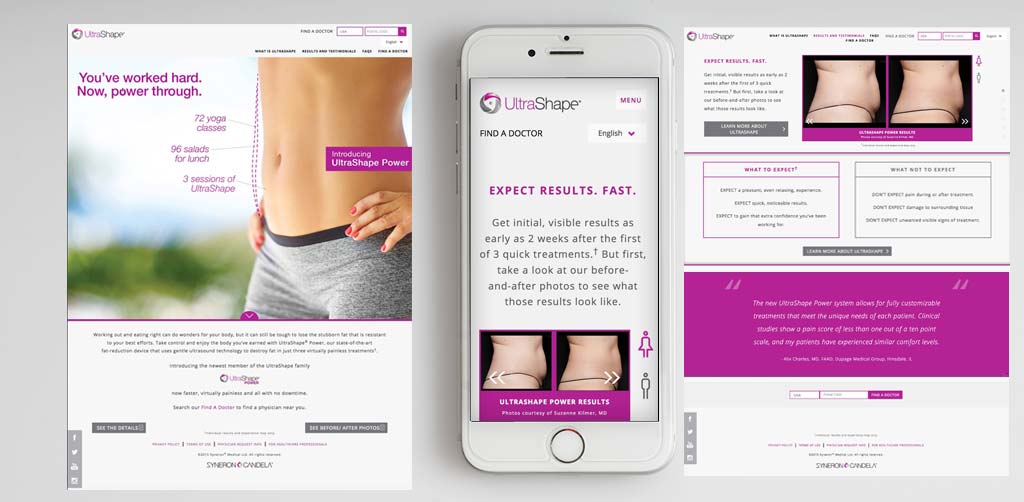 UltraShape website